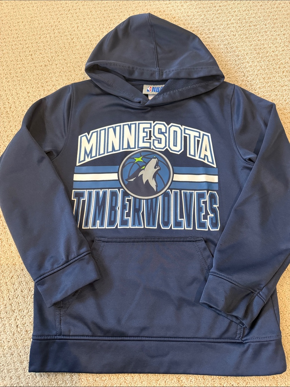 Minnesota Timberwolves Navy Kids Hoodie